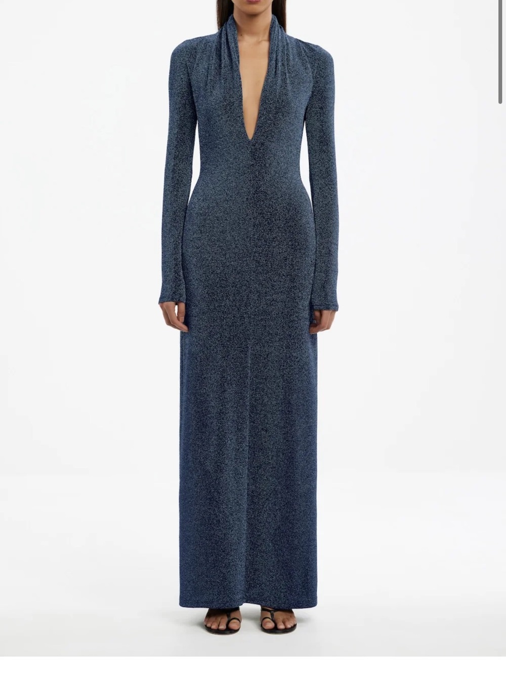 Significant Other Women's Blue Selena Long Sleeve Gown